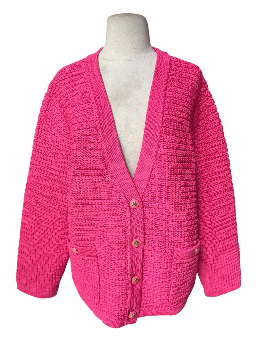 NWOT Talbots Kate Pretty Pink Cardigan